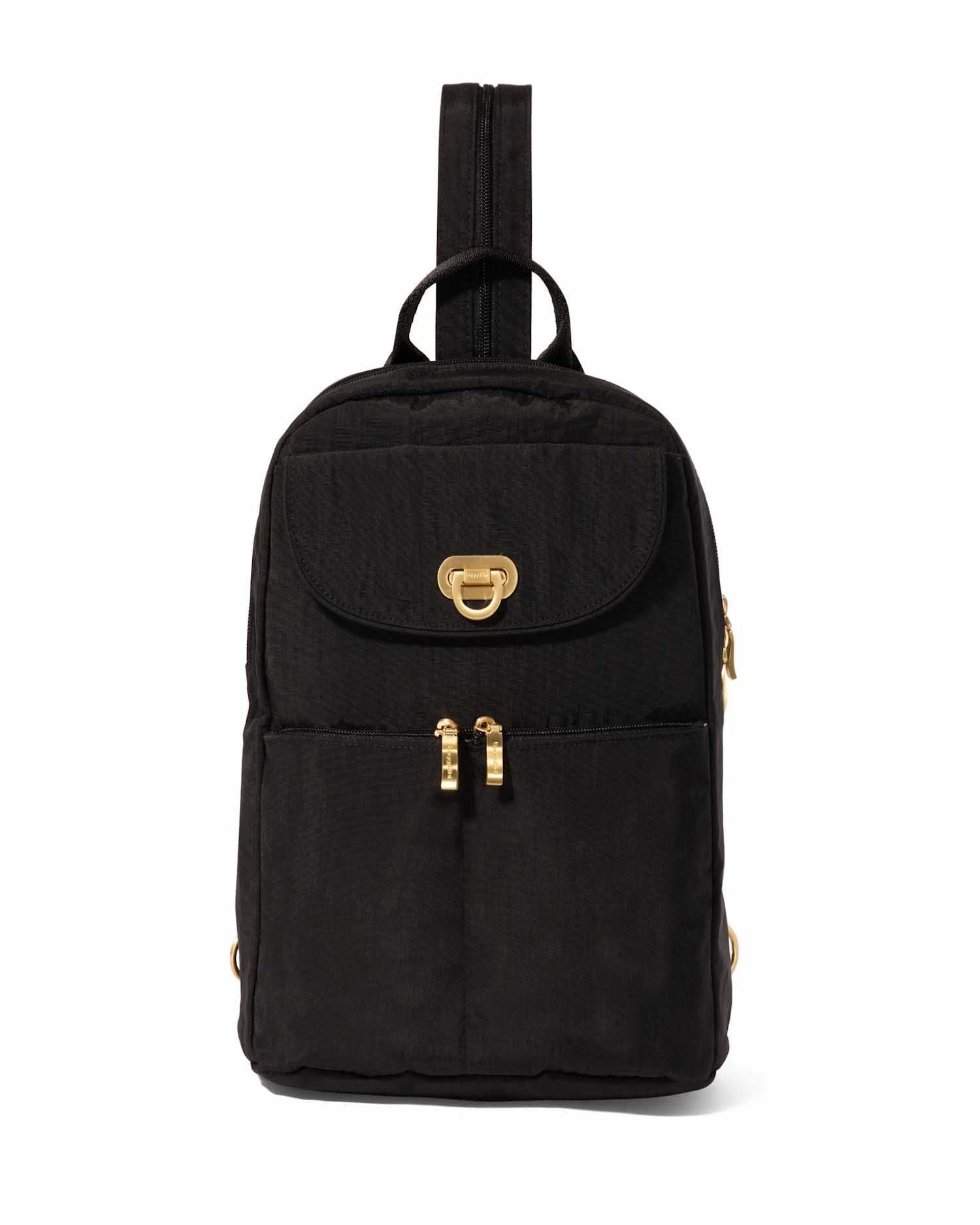 Рюкзак-трансформер Baggallini Coastal Flip Lock Day Pack Sling Baggallini, Black With Gold Hardware
Рюкзак-трансформер Baggallini Coastal Flip Lock Day Pack Sling Baggallini, Black With Gold Hardware