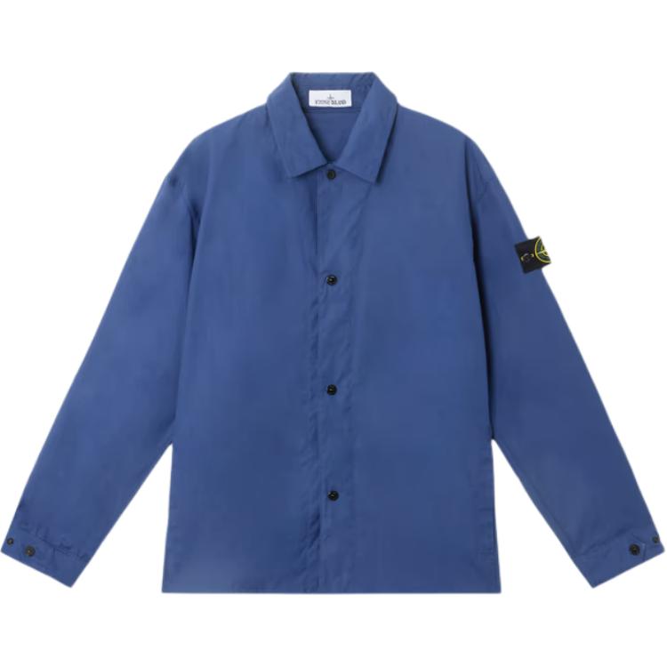 STONE ISLAND Мужская синяя рубашка
STONE ISLAND Мужская синяя рубашка