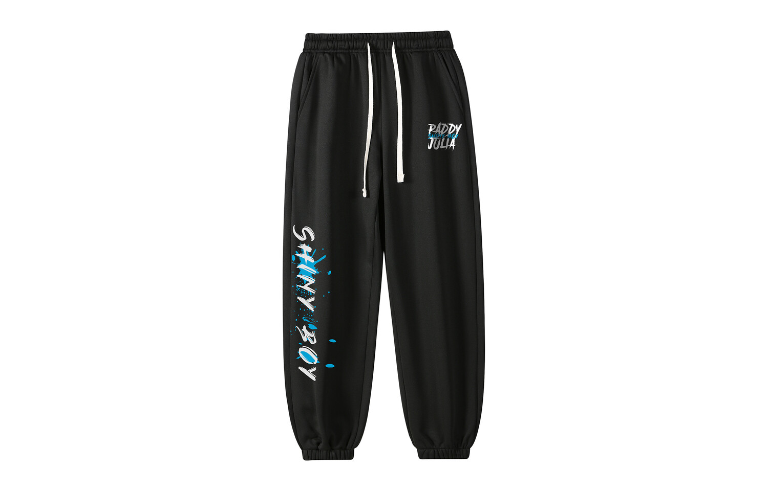 Paddy Julia Трикотажные спортивные штаны унисекс, Черный Обычный 
Paddy Julia Трикотажные спортивные штаны унисекс, Черный Обычный