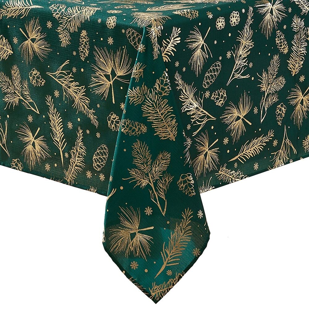Elrene Home Fashion сосновая фольга ткань праздничная прямоугольная скатерть, зеленый
Elrene Home Fashion сосновая фольга ткань праздничная прямоугольная скатерть, зеленый