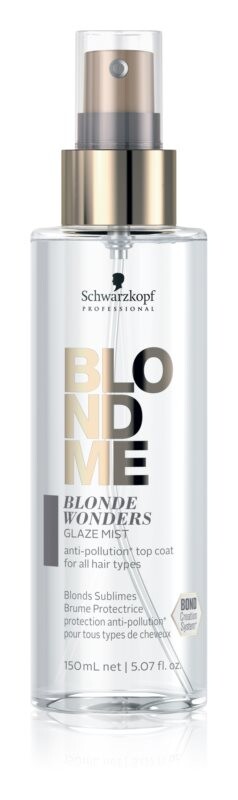 Спрей для придания блеска светлым и балаяжным волосам Schwarzkopf Professional Blondme Blonde Wonders
Спрей для придания блеска светлым и балаяжным волосам Schwarzkopf Professional Blondme Blonde Wonders