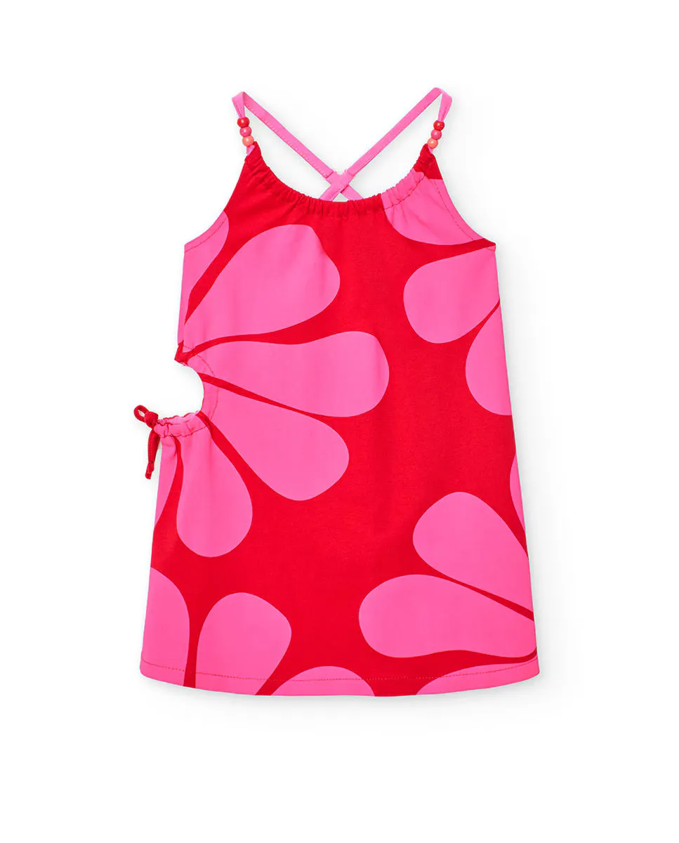 Платье для девочки с принтом на перекрещенных бретелях и боковом разрезе Boboli, гранатовый
Платье для девочки с принтом на перекрещенных бретелях и боковом разрезе Boboli, гранатовый