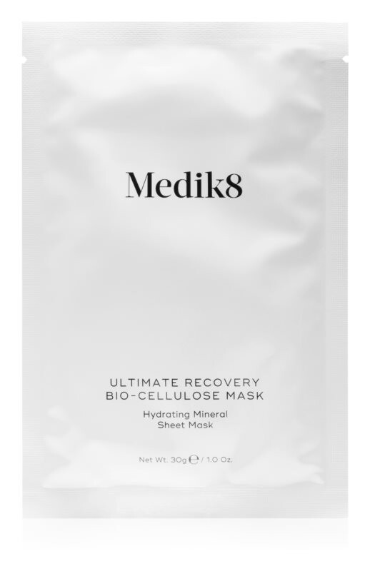 Льняная маска с увлажняющим и успокаивающим эффектом Medik8 Ultimate Recovery Bio-Cellulose Mask
Льняная маска с увлажняющим и успокаивающим эффектом Medik8 Ultimate Recovery Bio-Cellulose Mask