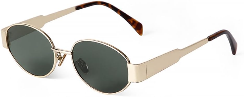 Ретро овальные солнцезащитные очки для женщин и мужчин, круглые панк-очки в золотистой металлической оправе, очки для вождения, солнцезащитные очки с прозрачными линзами, мужские, с защитой от УФ-излучения generic, C6 Gold Green
Ретро овальные солнцезащитные очки для женщин и мужчин, круглые панк-очки в золотистой металлической оправе, очки для вождения, солнцезащитные очки с прозрачными линзами, мужские, с защитой от УФ-излучения generic, C6 Gold Green