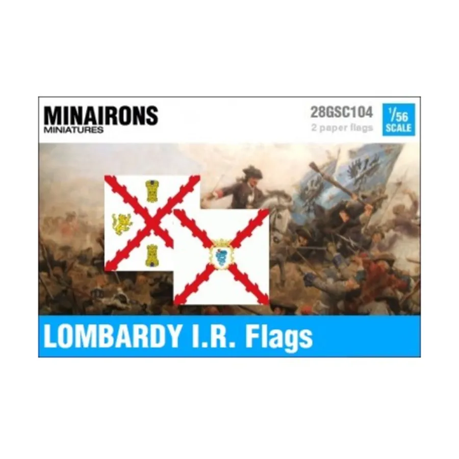 Флаги Ломбардии IR, War of Spanish Succession - Decals & Flags (1:56)
Флаги Ломбардии IR, War of Spanish Succession - Decals & Flags (1:56)