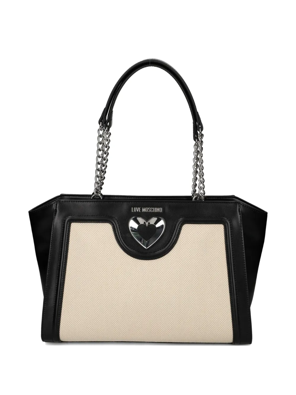 Сумка-тоут из канваса Love Moschino, черный 
Сумка-тоут из канваса Love Moschino, черный