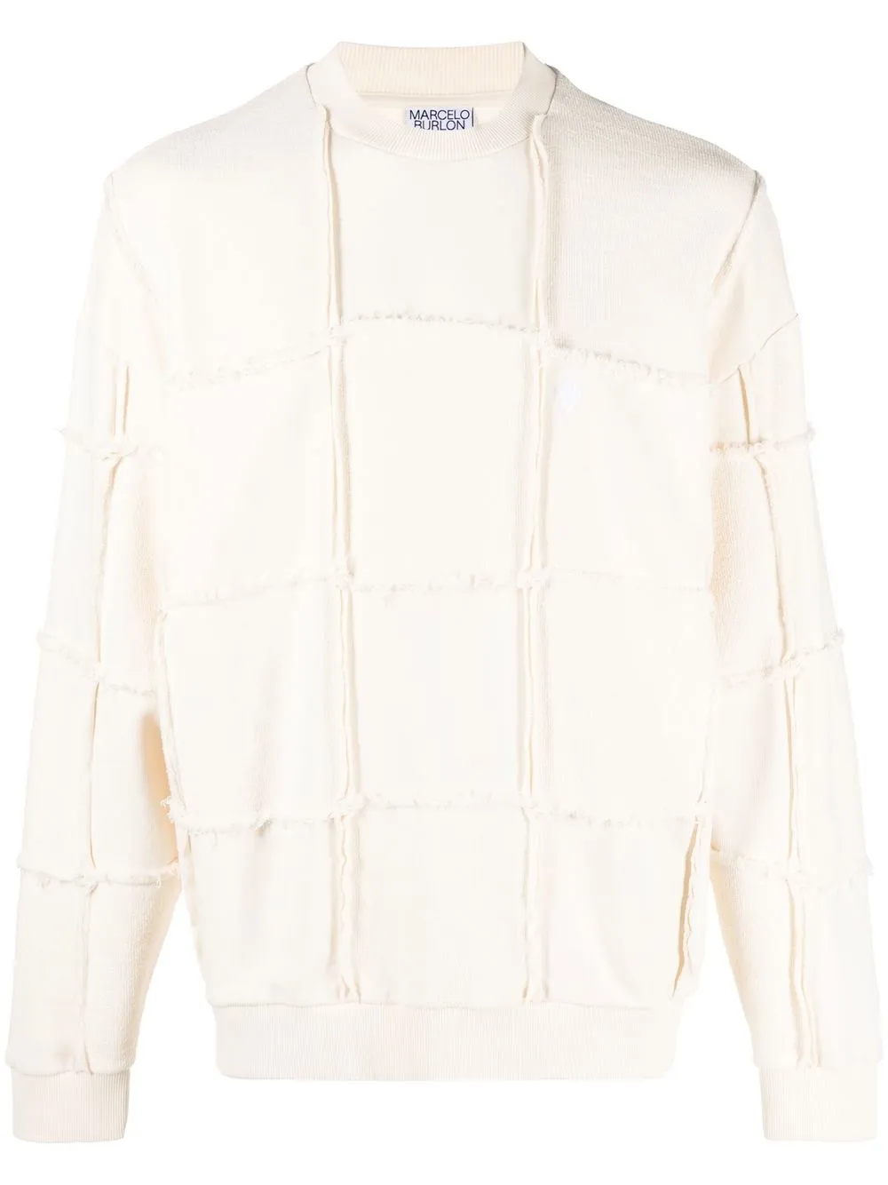 Джемпер с круглым вырезом и швами Marcelo Burlon County of Milan, нейтральный
Джемпер с круглым вырезом и швами Marcelo Burlon County of Milan, нейтральный