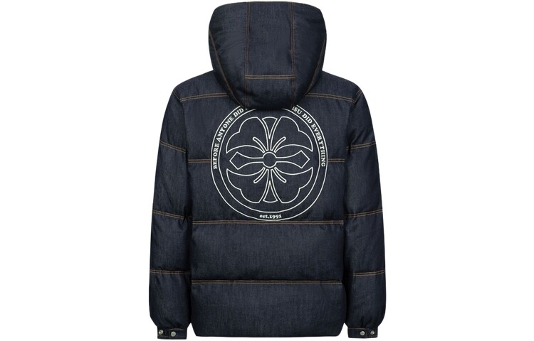 Пуховик мужской джинсовый синий Evisu, синий
Пуховик мужской джинсовый синий Evisu, синий