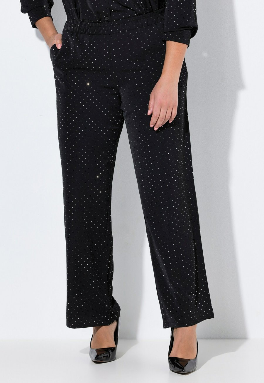 Брюки MIAMODA WEITES BEIN, GLITZERSTEINCHEN, Black
Брюки MIAMODA WEITES BEIN, GLITZERSTEINCHEN, Black