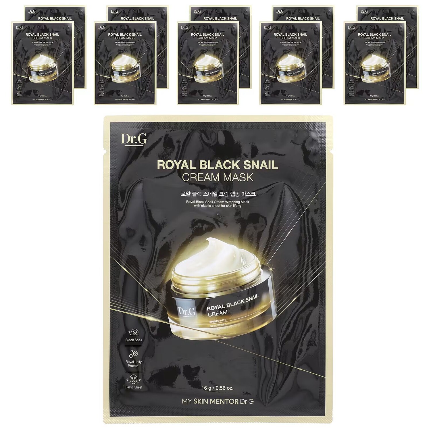 Крем-маска для красоты Royal Black Snail, 10 масок, 16 г (0,56 унции) Dr. G
Крем-маска для красоты Royal Black Snail, 10 масок, 16 г (0,56 унции) Dr. G
