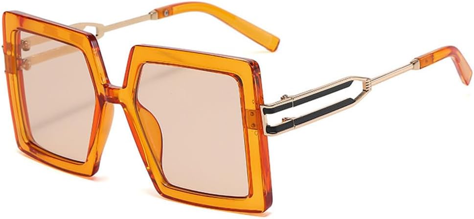 MUTYNE Модные солнцезащитные очки большого размера для мужчин, трендовые градиентные оттенки, защита от УФ-излучения UV400, для женщин, в стиле ретро, Orange Champagne
MUTYNE Модные солнцезащитные очки большого размера для мужчин, трендовые градиентные оттенки, защита от УФ-излучения UV400, для женщин, в стиле ретро, Orange Champagne