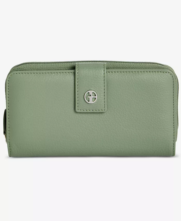 Мягкий кожаный универсальный кошелек Giani Bernini, зеленый
Мягкий кожаный универсальный кошелек Giani Bernini, зеленый