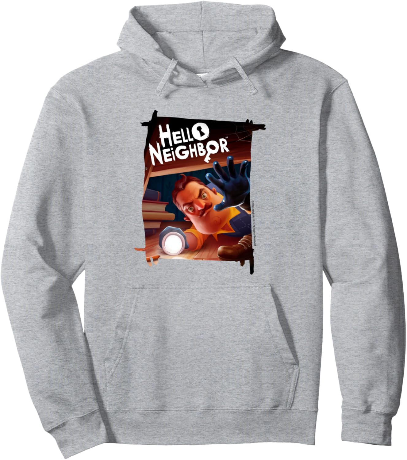 Толстовка с дизайном, связанным с игрой Hello Neighbor, серый
Толстовка с дизайном, связанным с игрой Hello Neighbor, серый