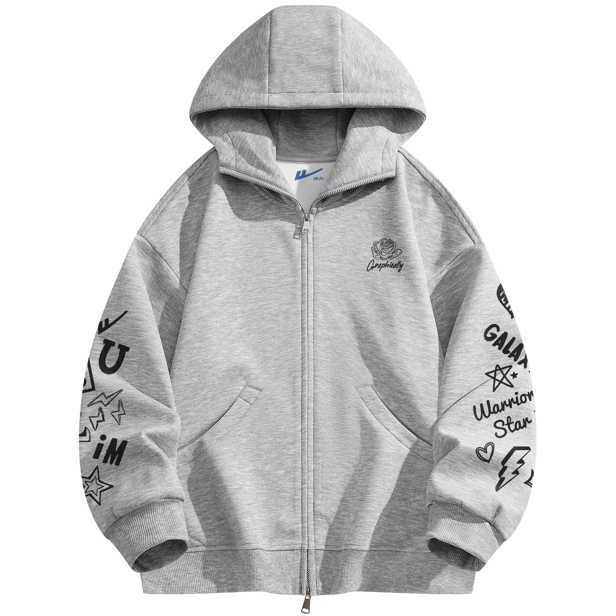 Толстовка Unisex Hooded Moderate Cardigan WARRIOR, светло-серый
Толстовка Unisex Hooded Moderate Cardigan WARRIOR, светло-серый