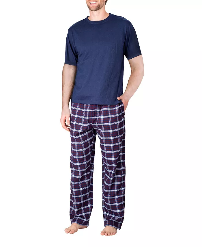 Мужской комплект пижамы из фланели с короткими рукавами Sleep Hero, синий
Мужской комплект пижамы из фланели с короткими рукавами Sleep Hero, синий