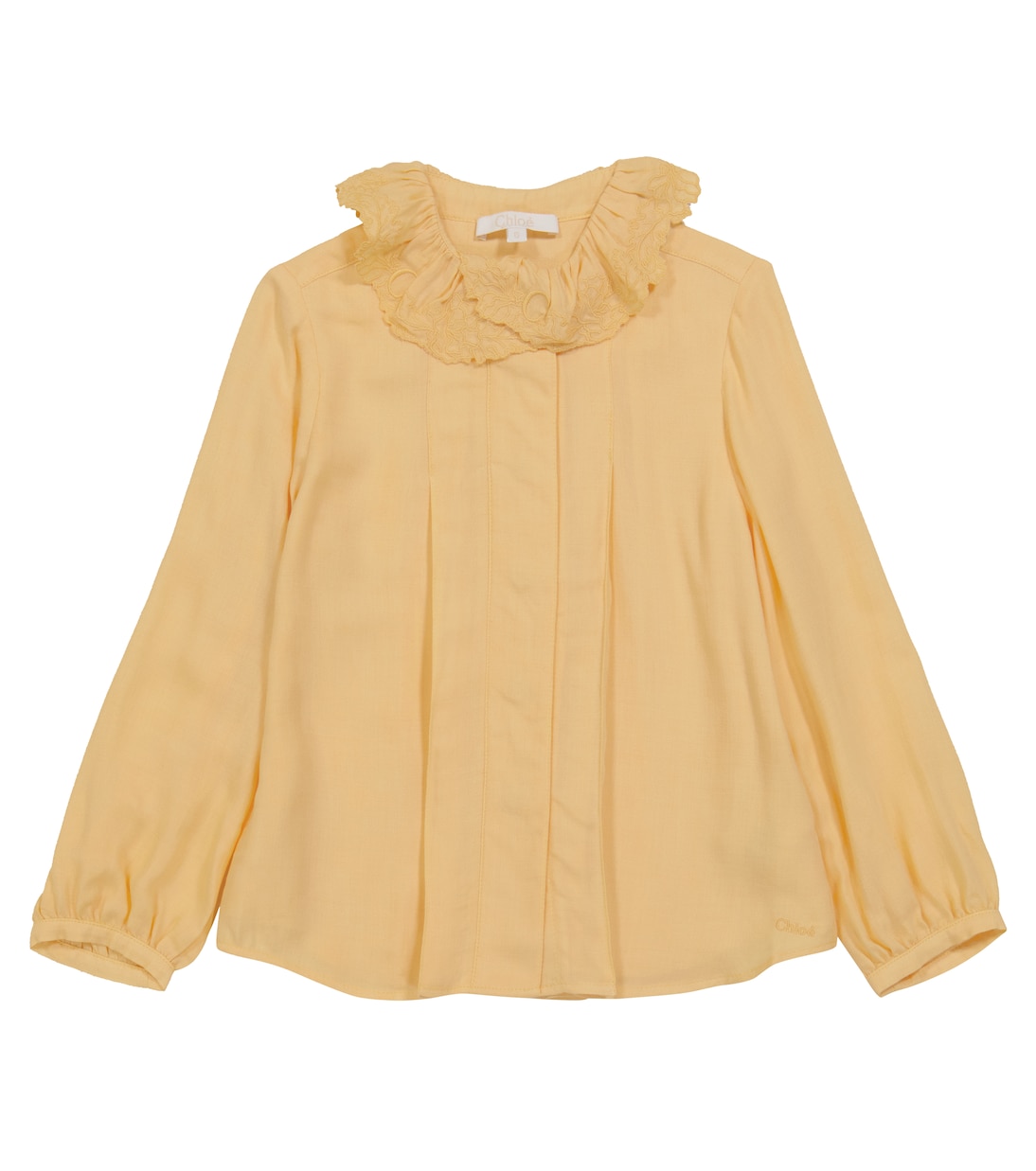 Блузка с рюшами Chloé Kids, Straw Yellow
Блузка с рюшами Chloé Kids, Straw Yellow