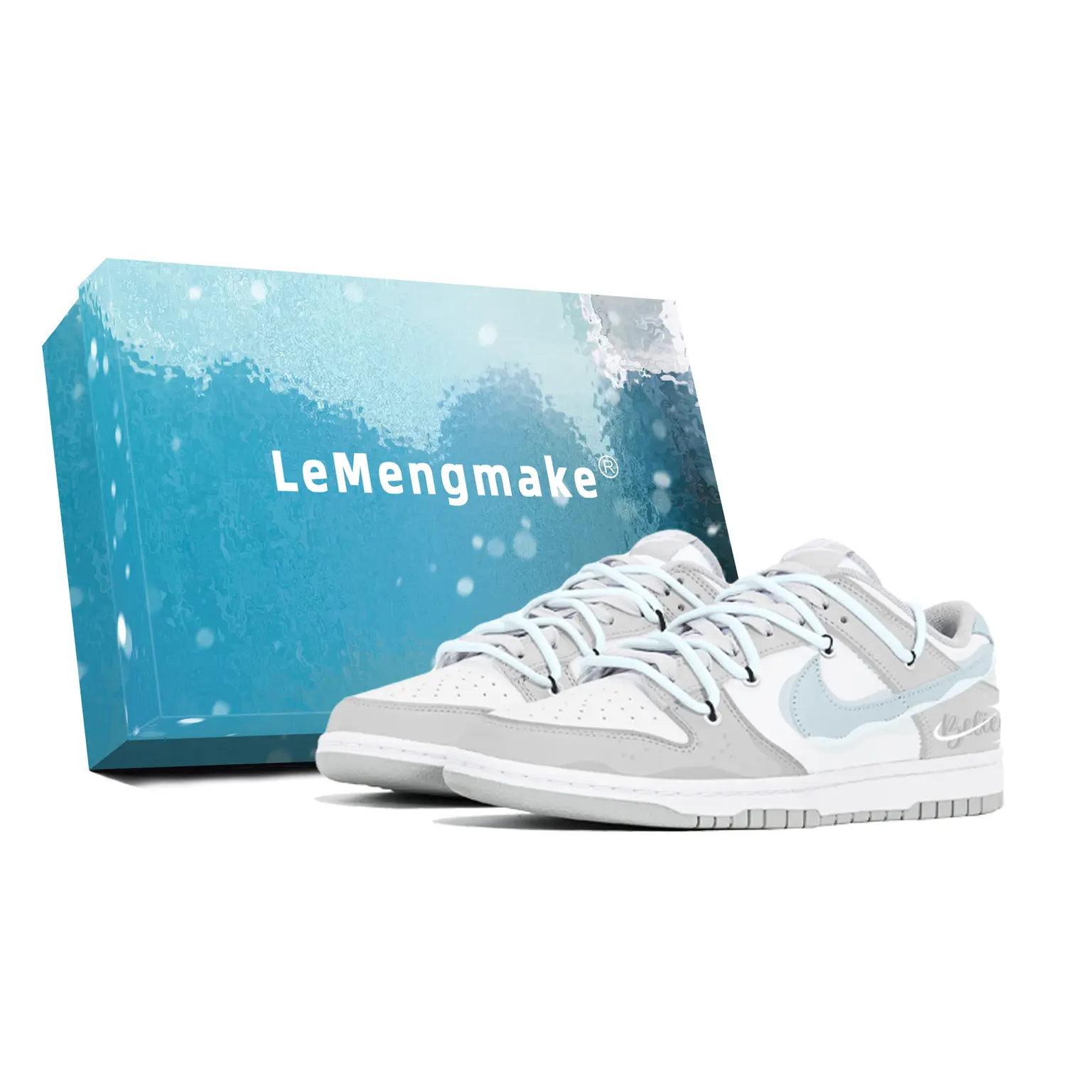 Nike Кроссовки для скейтбординга Dunk, износостойкие, низкие, мужские, серо-синие
Nike Кроссовки для скейтбординга Dunk, износостойкие, низкие, мужские, серо-синие