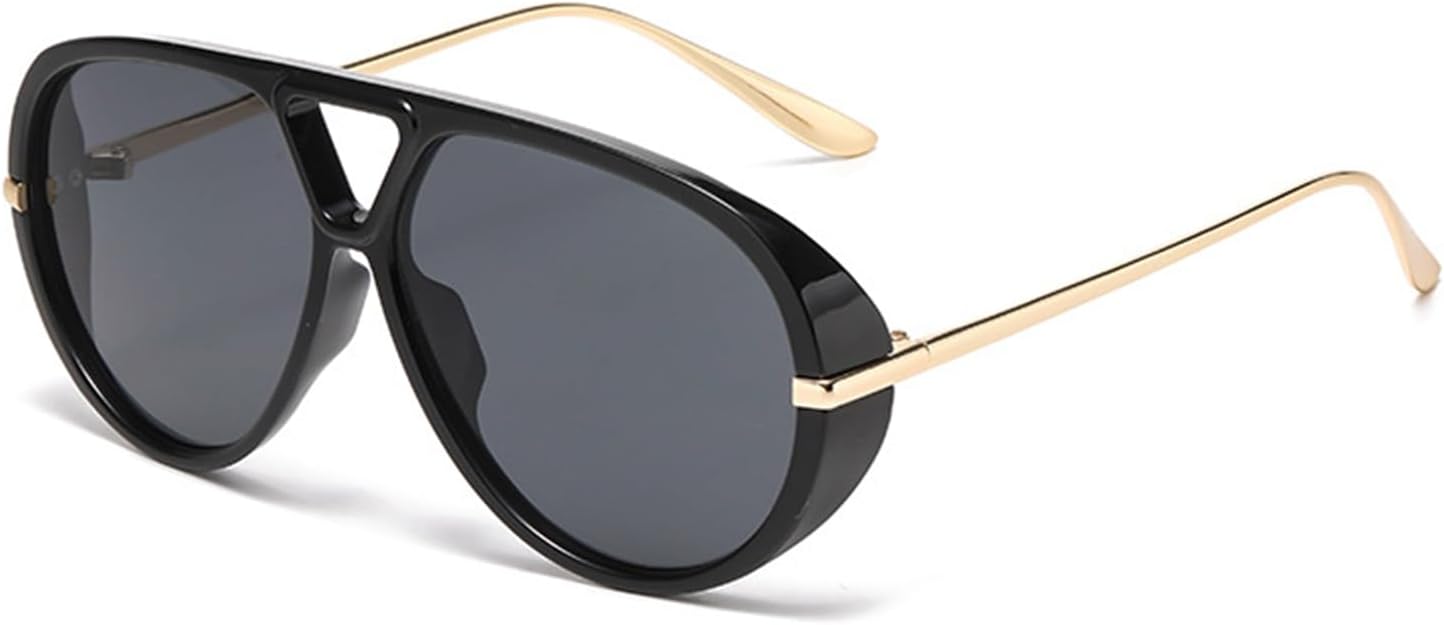 Солнцезащитные очки J&L Glasses Polarized Oversized Pilot Sunglasses для женщин и мужчин, с большой круглой оправой, модные солнцезащитные очки в винтажном стиле J&L Glasses, Black/Black
Солнцезащитные очки J&L Glasses Polarized Oversized Pilot Sunglasses для женщин и мужчин, с большой круглой оправой, модные солнцезащитные очки в винтажном стиле J&L Glasses, Black/Black