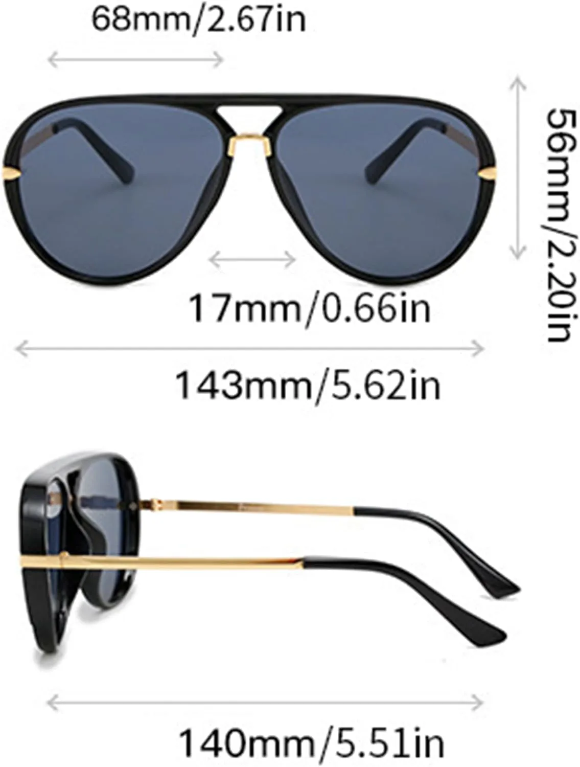 bullabulling Модные солнцезащитные очки-пилот большого размера для женщин, солнцезащитные очки в крупной оправе, модные овальные очки в металлической оправе, Brown
bullabulling Модные солнцезащитные очки-пилот большого размера для женщин, солнцезащитные очки в крупной оправе, модные овальные очки в металлической оправе, Brown