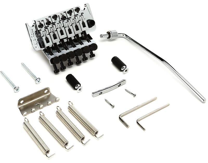 Floyd Rose FRTS1000 Special Tremolo System - Chrome (2 шт.) Комплект FRTS1000=2
Floyd Rose FRTS1000 Special Tremolo System - Chrome (2 шт.) Комплект FRTS1000=2