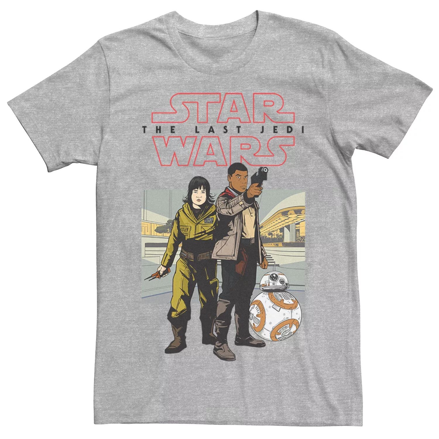 Мужская футболка «Звездные войны: Последний джедай Финн Роуз» BB-8 Licensed Character
Мужская футболка «Звездные войны: Последний джедай Финн Роуз» BB-8 Licensed Character