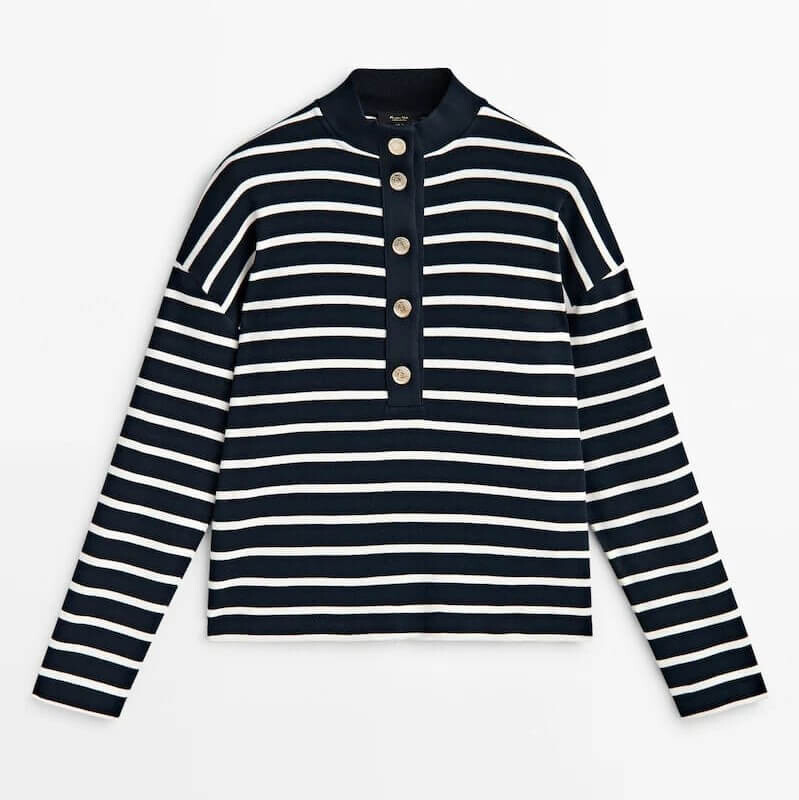 Свитшот Massimo Dutti Cotton Henley, темно-синий
Свитшот Massimo Dutti Cotton Henley, темно-синий