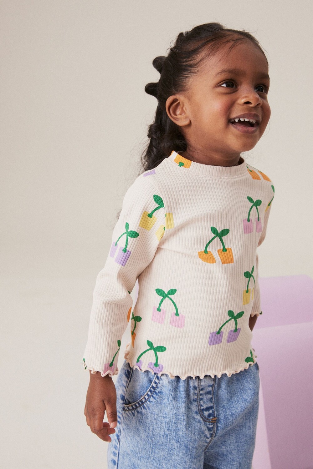 Футболка из хлопка с длинными рукавами и высоким воротом в рубчик (3 мес 7 лет) Next, экрю
Футболка из хлопка с длинными рукавами и высоким воротом в рубчик (3 мес 7 лет) Next, экрю