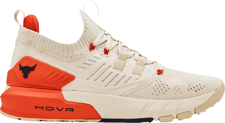 Кроссовки Under Armour Project Rock 3 Summit White Rogue Orange, белый 
Кроссовки Under Armour Project Rock 3 Summit White Rogue Orange, белый