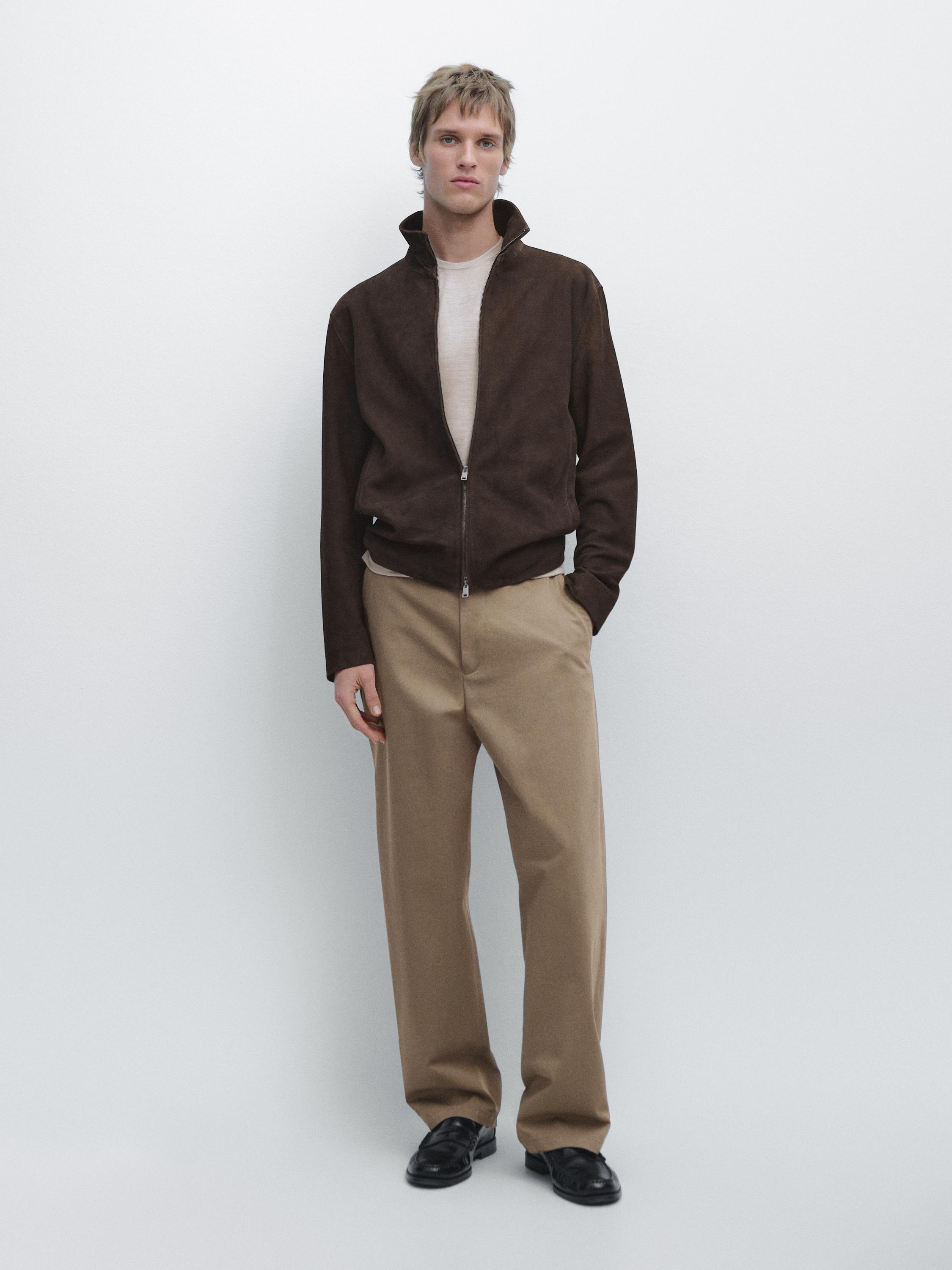 Хлопковые брюки свободного кроя Massimo Dutti, mink
Хлопковые брюки свободного кроя Massimo Dutti, mink