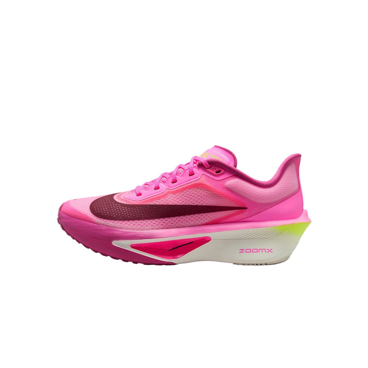 Nike Кроссовки для бега Zoom Fly 6 Low top с технологией ZoomX и карбоновой пластиной женские Pink
Nike Кроссовки для бега Zoom Fly 6 Low top с технологией ZoomX и карбоновой пластиной женские Pink