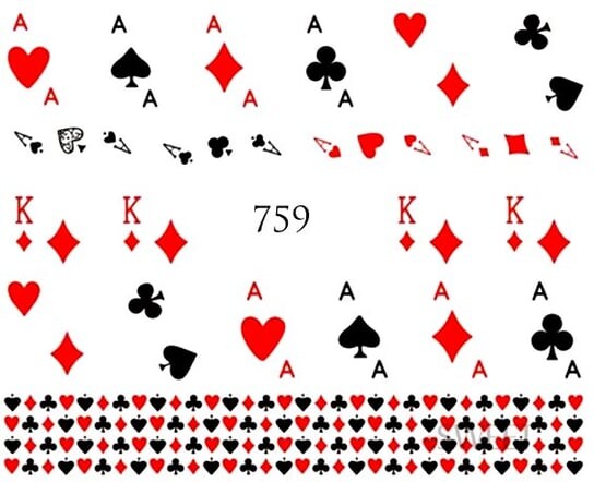 Водные наклейки для ногтей - №759, Raisin
Водные наклейки для ногтей - №759, Raisin