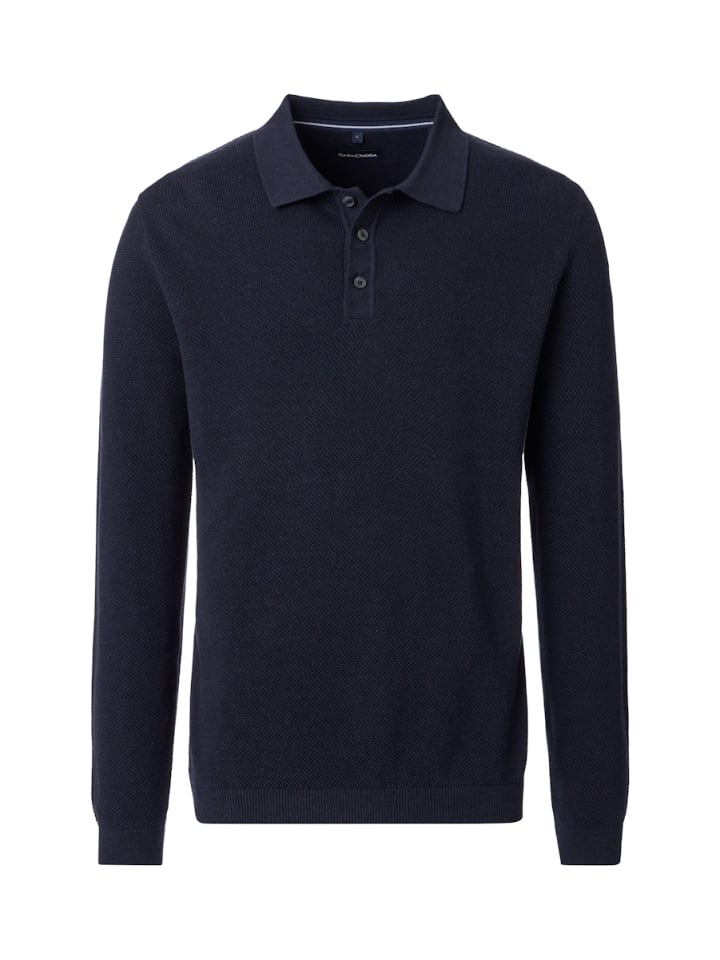 Рубашка поло с длинными рукавами синего цвета CASAMODA
Рубашка поло с длинными рукавами синего цвета CASAMODA