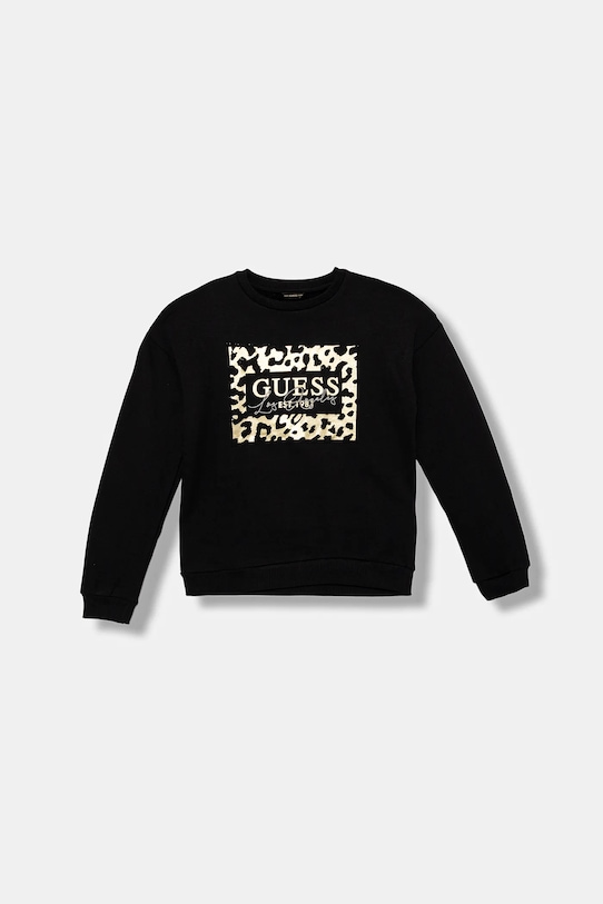Детская хлопковая толстовка Guess, черный
Детская хлопковая толстовка Guess, черный