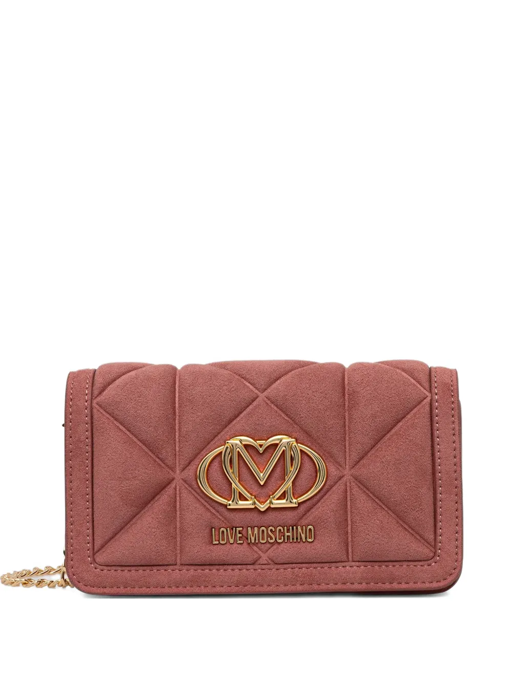 Сумка на плечо с цепочным ремнем Love Moschino, розовый
Сумка на плечо с цепочным ремнем Love Moschino, розовый