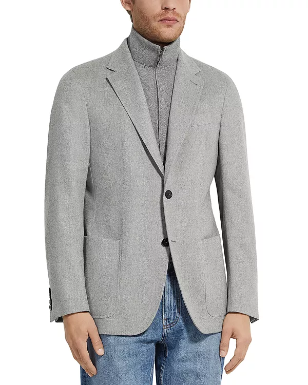Кашемировая куртка Oasi со съемным вязаным нагрудником Zegna, серый
Кашемировая куртка Oasi со съемным вязаным нагрудником Zegna, серый