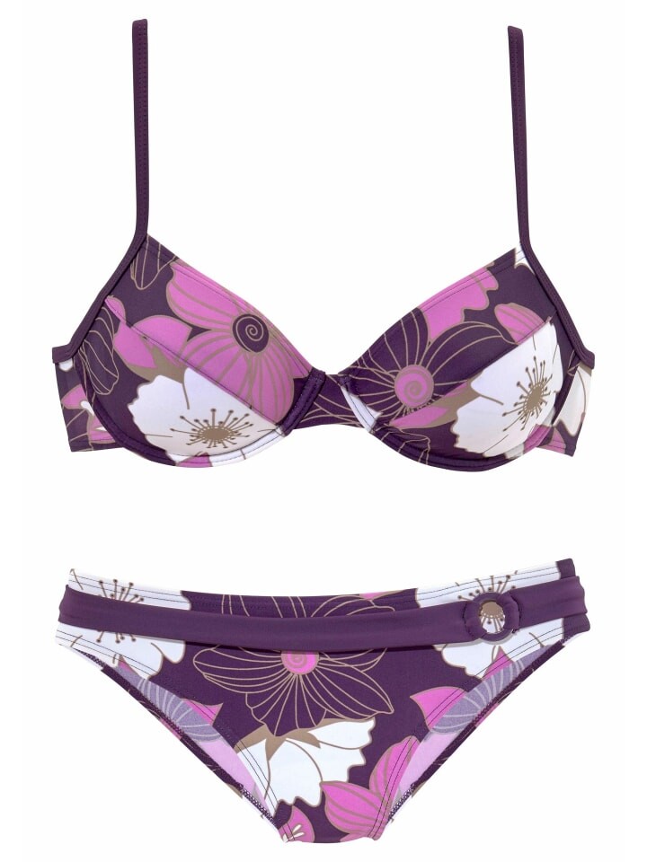 Комплект бикини LASCANA, цвет lila-bedruckt
Комплект бикини LASCANA, цвет lila-bedruckt