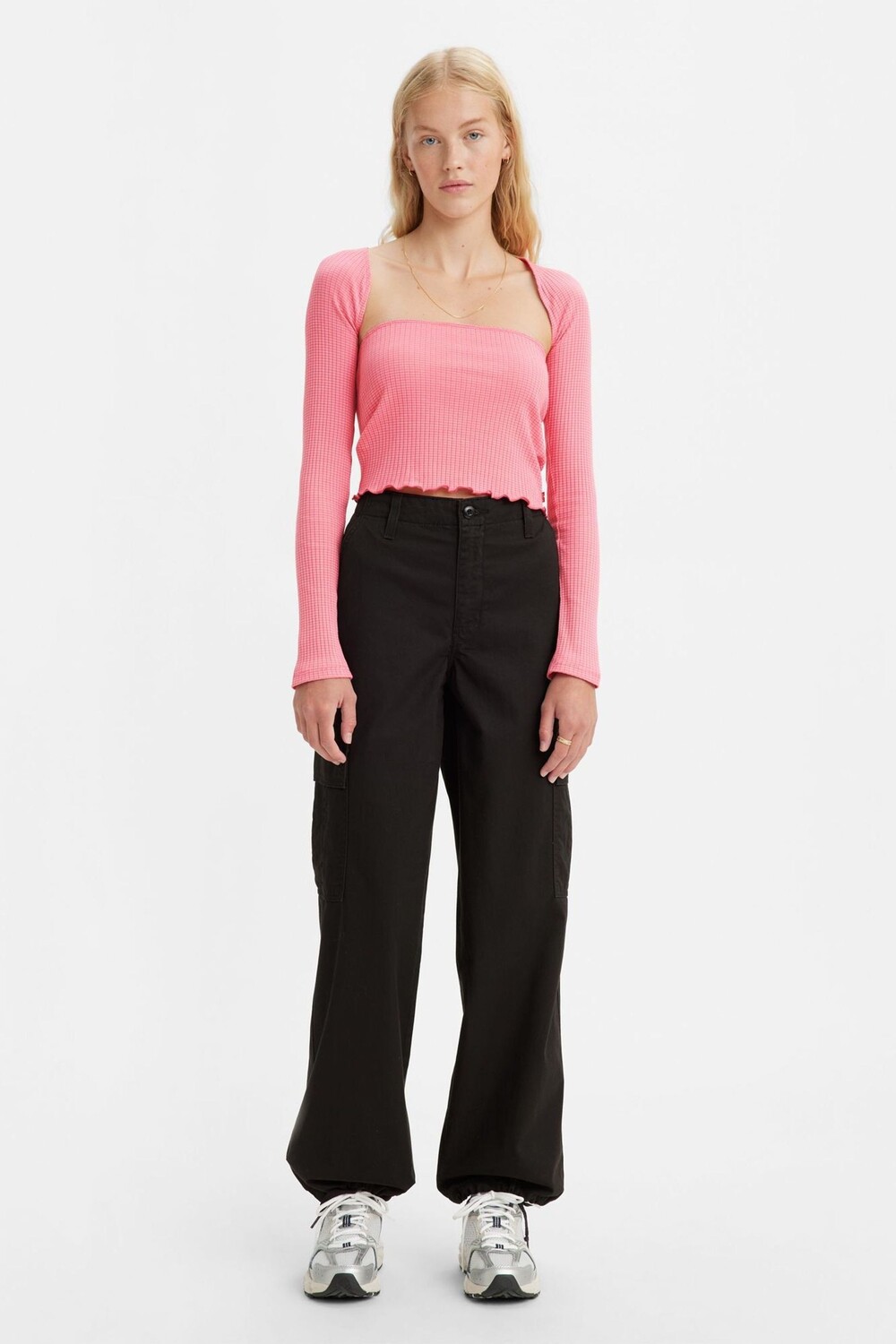 Зеленые брюки-карго 94 свободного кроя Levi's, черный
Зеленые брюки-карго 94 свободного кроя Levi's, черный