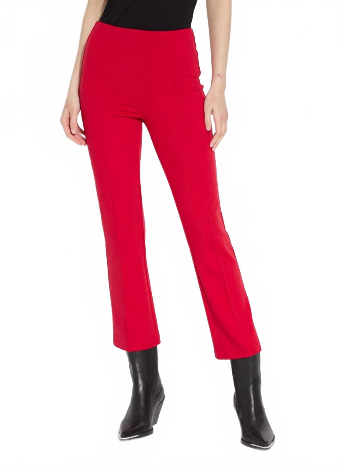 Брюки Elysee с завышенной талией в темно-красном цвете Lysse
Брюки Elysee с завышенной талией в темно-красном цвете Lysse