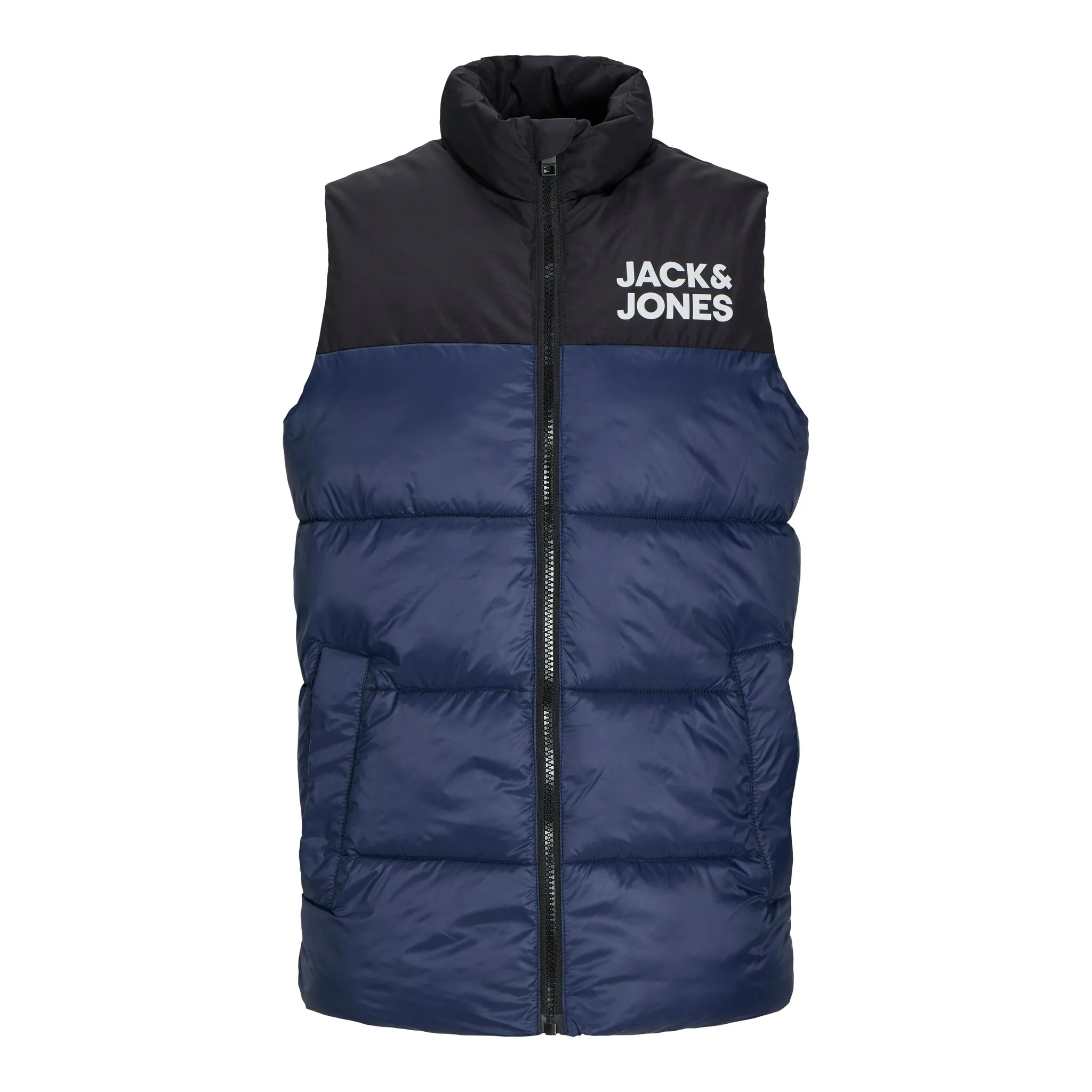 Короткий жилет Jack & Jones Junior «JJETOBY BODYWARMER COLLAR», цвет Navy Blazer 
Короткий жилет Jack & Jones Junior «JJETOBY BODYWARMER COLLAR», цвет Navy Blazer