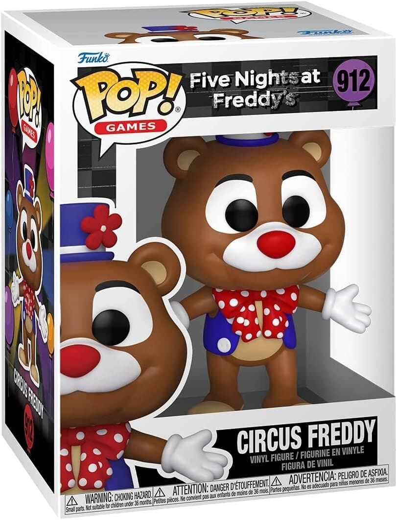Виниловая фигурка Funko POP! Five Nights at Freddy's - Circus Freddy (в прозрачном боксе)
Виниловая фигурка Funko POP! Five Nights at Freddy's - Circus Freddy (в прозрачном боксе)