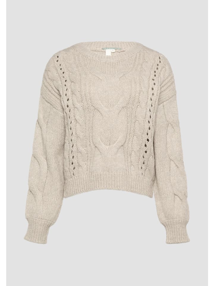 Вязаный свитер цвета 80W0_светло-бежевый QS
Вязаный свитер цвета 80W0_светло-бежевый QS