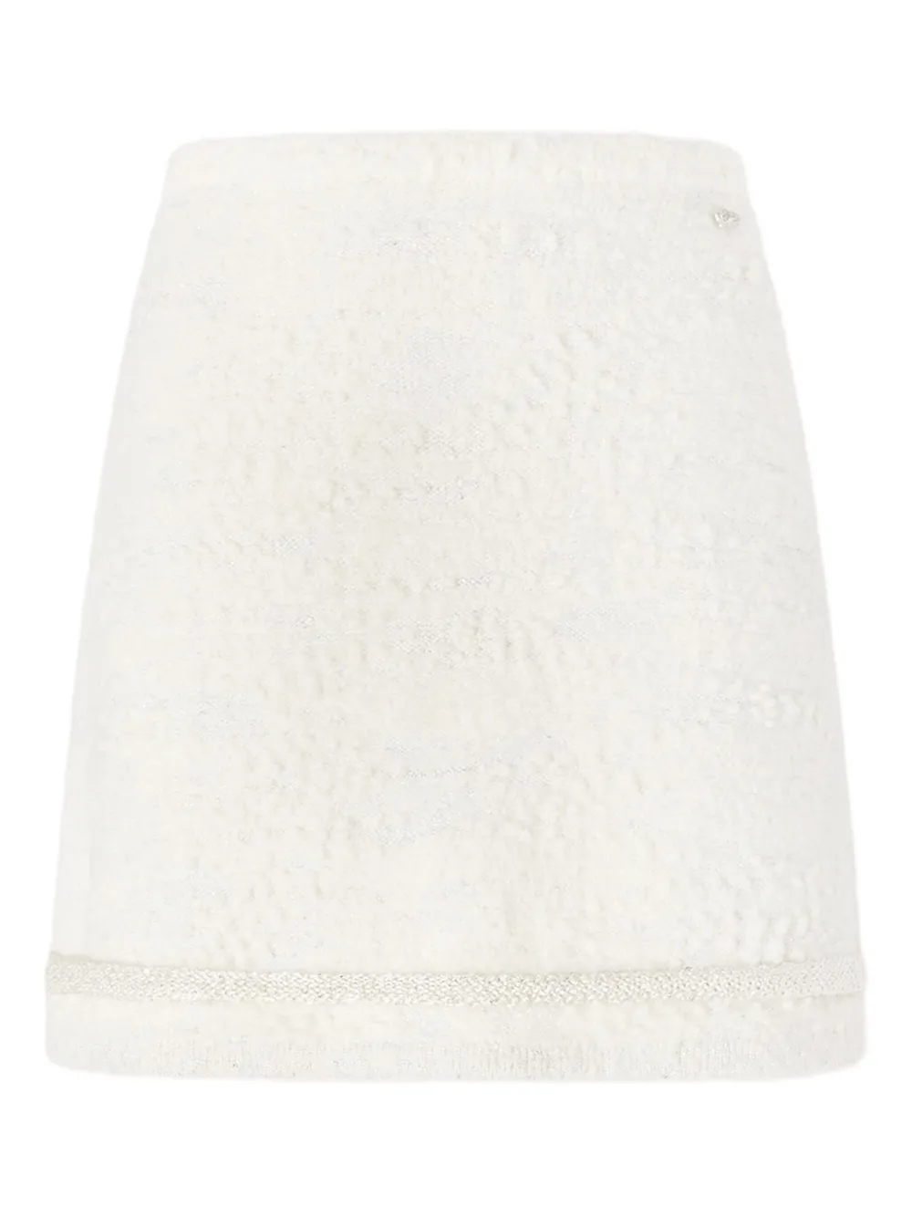 Твидовая юбка мини Genny, белый 
Твидовая юбка мини Genny, белый