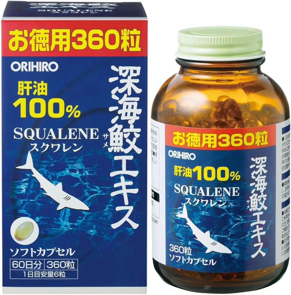 Масло печени акулы Orihiro Squalene, 360 капсул
Масло печени акулы Orihiro Squalene, 360 капсул