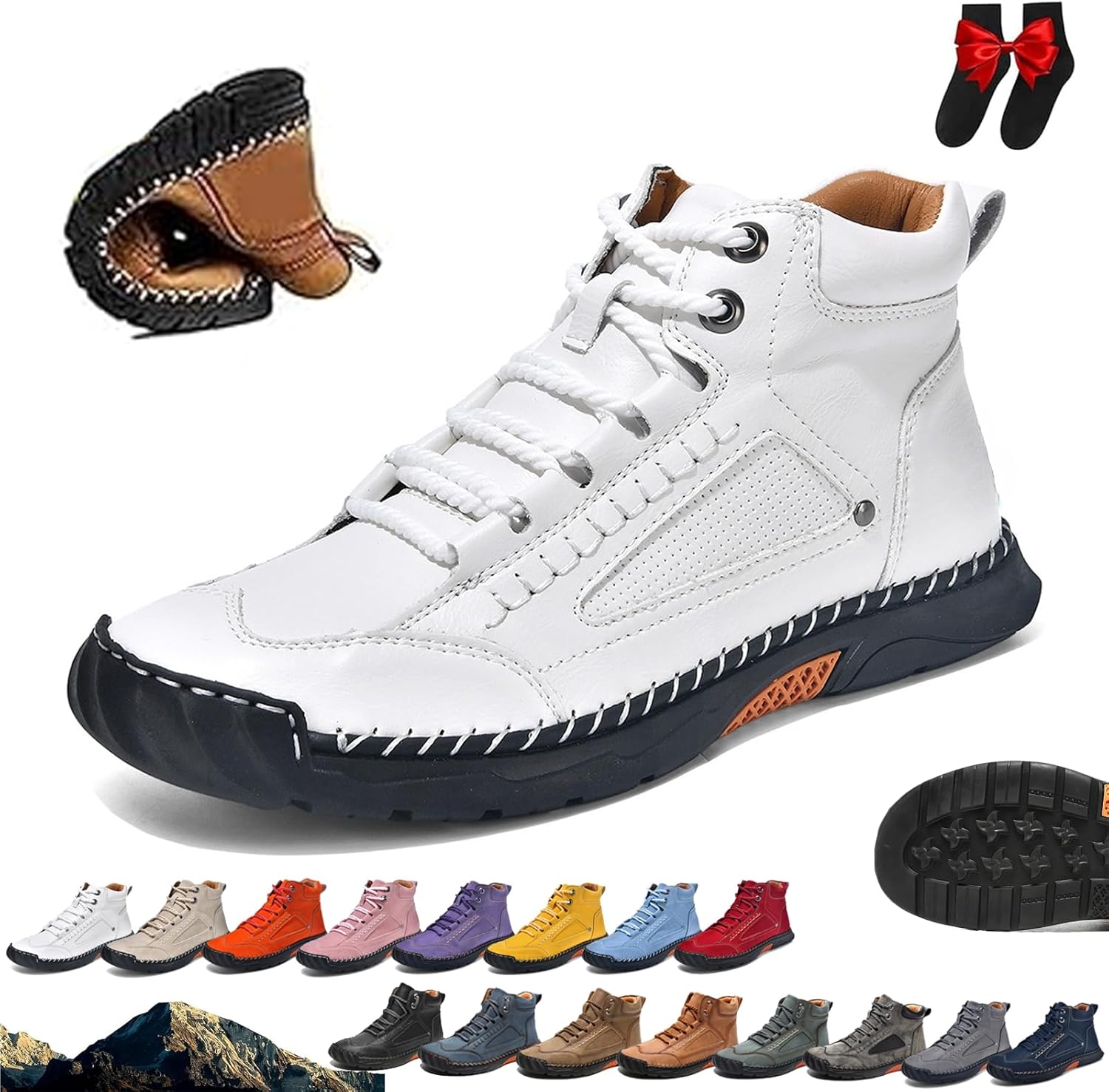 Мужские ортопедические кожаные ботинки без шнурков, мужские удобные ручной работы кожаные ботинки - водонепроницаемые, с поддержкой свода стопы, снятием давления, просторным носком, наружные кожаные туфли для прогулок, вождения и кроссовки Ghtrh...
Мужские ортопедические кожаные ботинки без шнурков, мужские удобные ручной работы кожаные ботинки - водонепроницаемые, с поддержкой свода стопы, снятием давления, просторным носком, наружные кожаные туфли для прогулок, вождения и кроссовки Ghtrh...