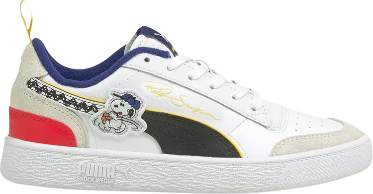 Кроссовки Puma Peanuts x Ralph Sampson Jr Snoopy - White Grey, белый 
Кроссовки Puma Peanuts x Ralph Sampson Jr Snoopy - White Grey, белый
