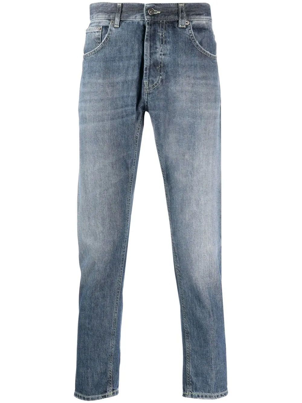 Зауженные джинсы средней посадки DONDUP, синий
Зауженные джинсы средней посадки DONDUP, синий