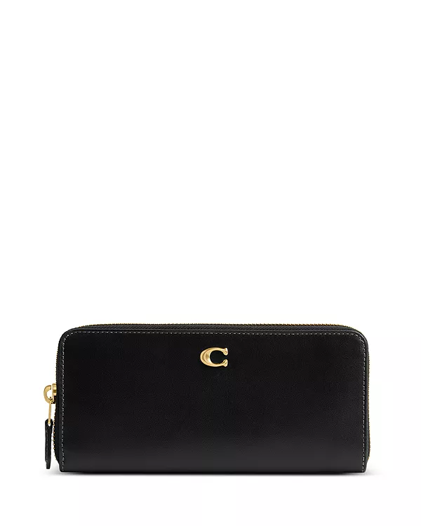 Тонкий складной кошелек Essentials на молнии Coach, черный
Тонкий складной кошелек Essentials на молнии Coach, черный