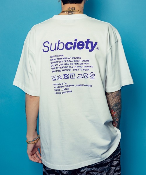 Футболка с принтом Subciety, белый/фиолетовый
Футболка с принтом Subciety, белый/фиолетовый
