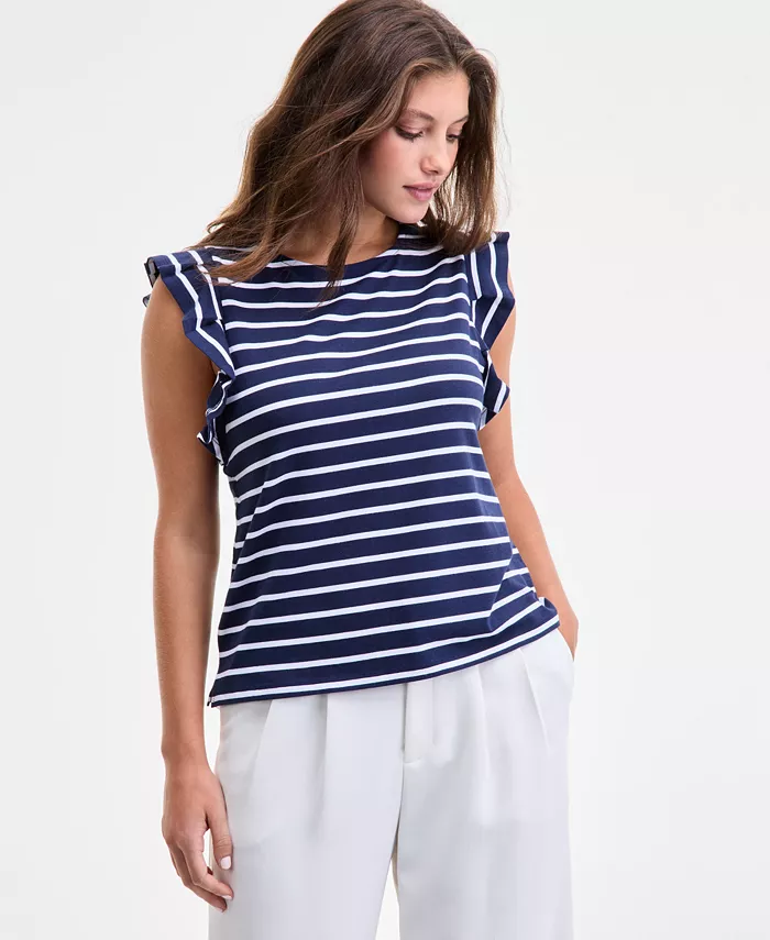 Женская футболка из джерси с рукавами-крылышками On 34th, синий
Женская футболка из джерси с рукавами-крылышками On 34th, синий