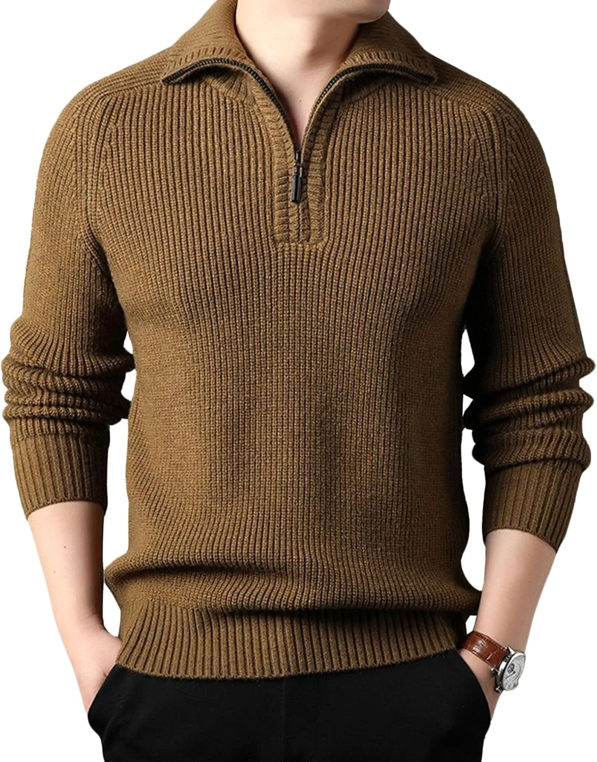 Мужской свитер Maiyifu-GJ Slim Fit с молнией и воротником стойкой
Мужской свитер Maiyifu-GJ Slim Fit с молнией и воротником стойкой